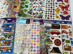 #1882 – LOT OF 20 STICKO STICKERS – SOME RARE – HALLOWEEN BUTTERFLY FALL & MORE