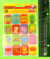 Eureka Peanuts Charlie Brown Snoopy Lenticular Moving Stickers Pack