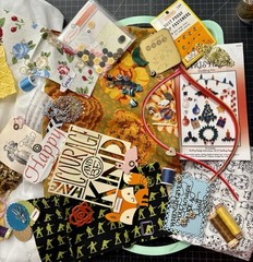 SURPRISE CRAFT MIX 30+ year hoard Treasures Junk journal Scrapbook Ephemera