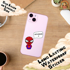 Spider-man Sticker, Vinyl Sticker, Laptop Sticker, car decal, funny sticker