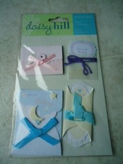 Daisy Hill Dimensional Scrapbooking Pockets For Baby
