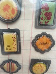 NEW Making Memories {note} worthy PEBBLE EPOXY PAPER CLIPS DELANEY NOTEWORTHY