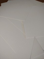 Scrapbook Craft JJ Heavyweight Paper 22 Sheets 8.5 x 11″ PEARL & WHITE TEXTURED