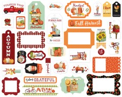 1 Pack of Carta Bella Paper WELCOME AUTUMN Frames & Tags Ephemera Pieces