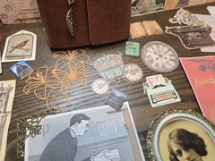 Storyteller Junk Journal Kit Paper Stickers Tags Book Books Stories Reading Read