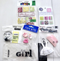 Mixed lot /Baby Girl/All Girl/ Newborn/ Embelishments