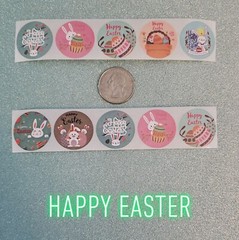 30 ASSORTED EASTER STICKERS/ EASTER BASKET FILLERS/EASTER REWARD STICKERS
