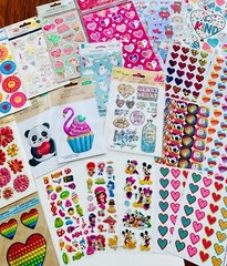979+ SPECIALTY STICKERS, THEMED PRINCESS POPULAR CHARACTERS SUPERHEROES & MORE