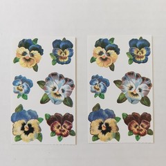 Lot of 2 The Gifted Line John Grossman Pansies Stickers Mods