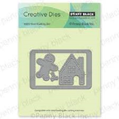 Penny Black Metal Metal Cutting Die BAKING SEASON – GINGERBREADMAN