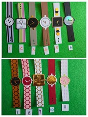 Any 2 Wrist Watch Clock Cardstock die cuts scrapbook cards See Pics#1-11