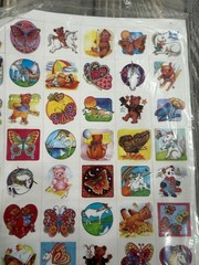 Vintage 1985 Institutional Financing Services Multi-Colored Stickers