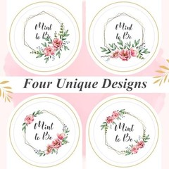 Colarr 500 Pcs 1 Inch Mint to Be Label Stickers Wedding Party Favors Labels Roun
