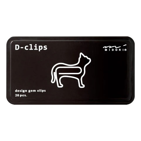 Midori D-Clips Paper Clips – Cat A