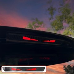Monster Eyes Car Tail Light Sticker Devil Eyes Carbon Fiber Decal