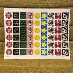Sticker Sheet School Test Rewards 2000s Nostalgia Stationery Vintage New