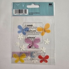 Jolees Boutique Dimensional Stickers Fluttering Friends Butterflies EK Success