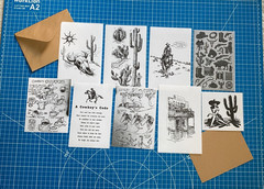 Cowboy & Cowgirl Western Bundle – Curated Ephemera Pack – 2