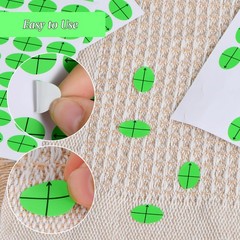 400 Pcs Embroidery Target Stickers, 3/4″ x1/2″ Machine Embroidery Placement S…