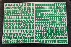 Creative Memories ABC/123 MINI LETTERS/NUMBERS NEW Lots of colors and styles