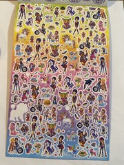 VTG Lisa Frank The 2nd Official Collectors Set 1850 Stickers, most remaining