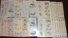 Lot Creative Memories Studio Stickers strips WEDDING Flowers Candles Church NEW