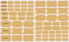 Brown Label Sticker Small Jar Label for Jars and Bottles 5pcs Brown Labels