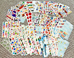 Mrs Grossmans Sticker Lot Holiday Birthday Kids 175+ Strips Creative Memories