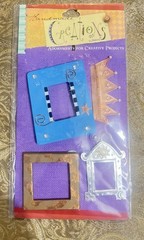 Junk Journal Embellishment Lot – Handmade Adornments, Frames & Flowers ~ 4 Packs