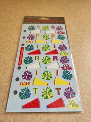 Stickopotamus~Cheerleading~Vintage/Rare Binder Stickers