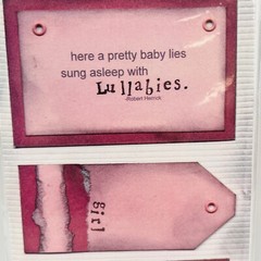 Remember When Lullabies Tags Tag Stickers 2 Sticker Sheets Scrapbook #22376