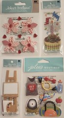 JOLEE’S BOUTIQUE Creative Touch Lot Of 11 Scrapbooking Sticker ASSORTED MIX