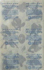 SPIDER-MAN Mylar Stickers(22pc) Marvel•Vintage 2002•Cartoon •Movie•Card Making•