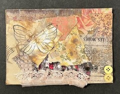 #2664 lot of 6 handmade clusters tags ephemera junk journals scrapbook – Tonya