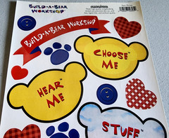 Creative Imaginations Build A Bear Stickers 2004 Fluff Stuff Me Scrapbooking NOS