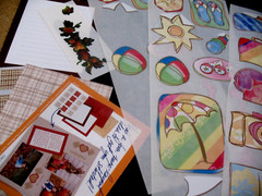 Lot Stickers, Gazebo, Beige Mini ABC&Monograms, Earthtones& Autumn Photomats