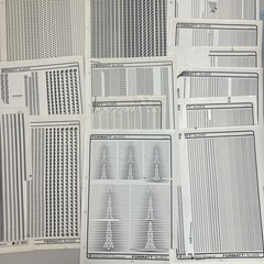 Letraset & Formatt Fancy Borders, Corners, Flourishes & Line Rule Sheets Lot 50+