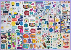 Retro Sticker lot set of 199+ Stickers / Mxd Themes