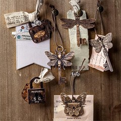25Pcs Vintage Key Paper Stickers Junk Journal Planner Decals Scrapbooking Crafts