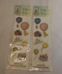 Disney Classic Winnie the Pooh & Friends Stickers Strip Michel Co. Scrapbooking