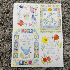 Kathy Davis Designs Scrabooking Supplies Lot Kit Craft Love Joy Friendship