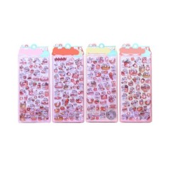 4Pcs Waterproof Silicone Stickers for Phone Case Decorative Accessories