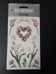 Mrs. Grossman Floral Stickers – New – YOU CHOOSE – Sealed 2-3 Sheets