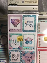 SCRAPBOOK PLANNER journaling stickers LOT OF 4 Pkgs NEW Organize Recollection