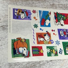 VTG Peanuts Characters Snoopy Stickers 1958, 1965 United Feature Syndicate