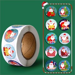 Removable Non-Damaging Durable UV-Resistant Lightweight Christmas Curly Stickers
