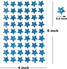 1620 Pack, 6 Colors, Holographic Small Star Stickers for Kids Reward, Behavio…