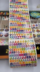 VTG SandyLion 1500 Sticker Set Box Rare Metallic Prismatic Teacher Y2K Lot