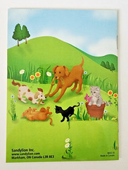 Vintage 2004 Sandylion Small Sticker Album – Dogs Puppy Kitten Cats