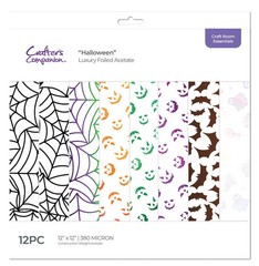 CRAFTERS COMPANION – LUXURY FOILED ACETATE – 8 X 8 ONE PACKAGE